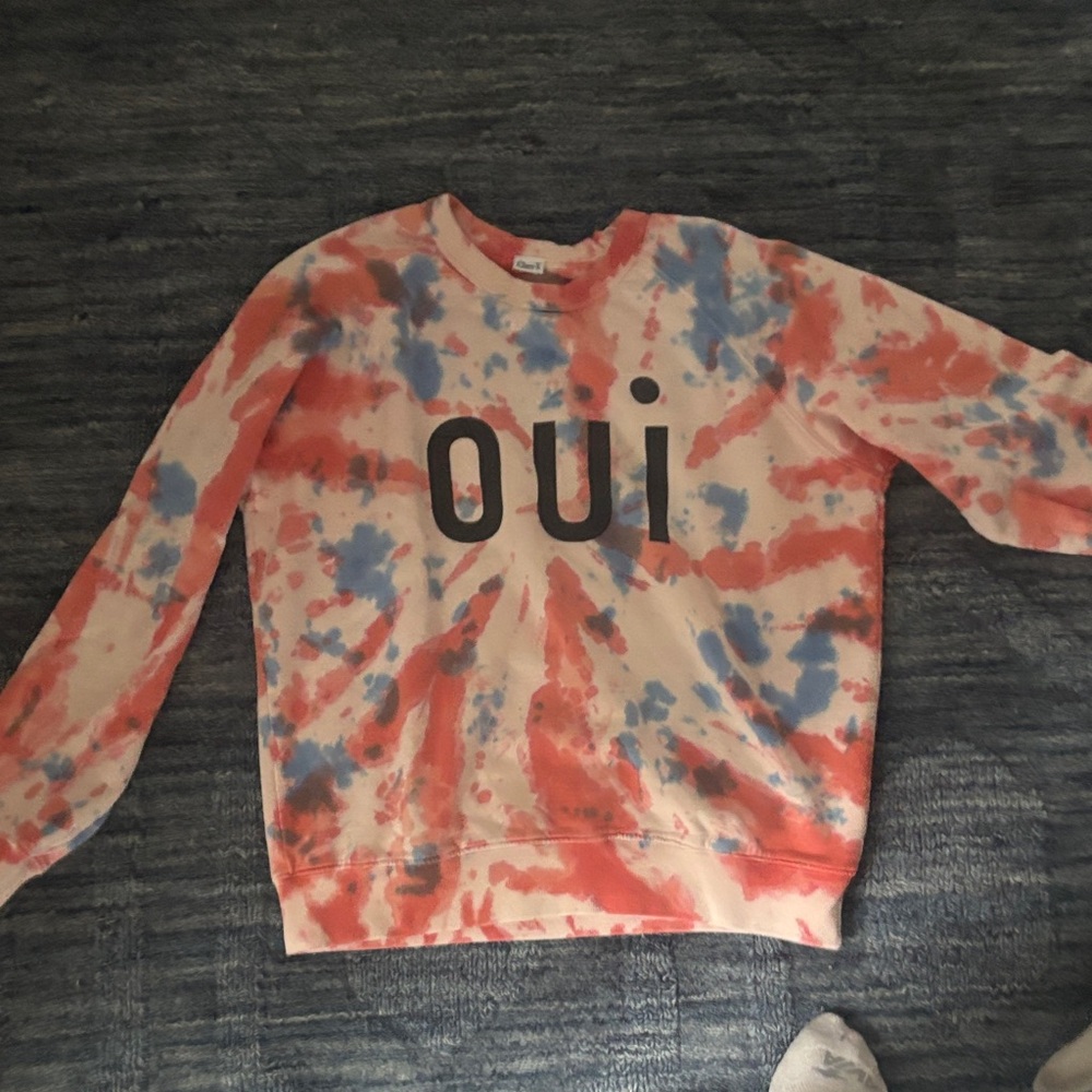 Clare V Multicolor Tie-Dye Sweatshirt